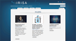 Desktop Screenshot of irisa.fr