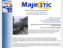 Tablet Screenshot of majecstic05.irisa.fr