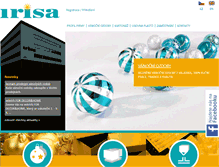 Tablet Screenshot of irisa.cz